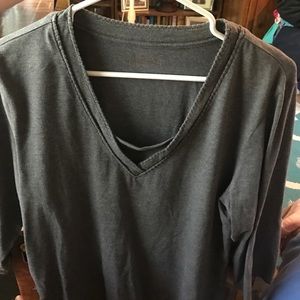 Cold water creek gray top, size xlarge